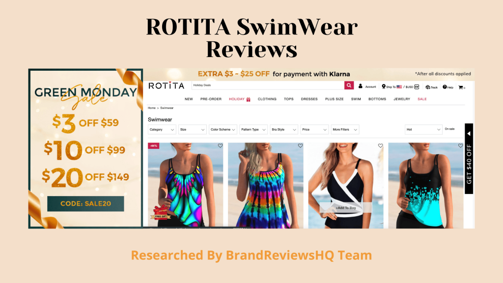 Rotita Swimwear reviews