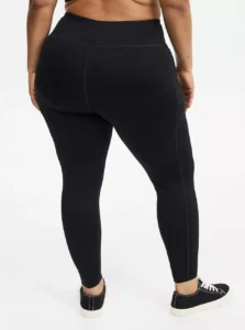 Torrid Women’s Plus Size Full-Length Active Leggings with Side Pocket | Curvy Workout Leggings