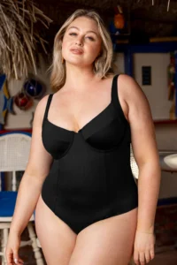 Cupshe Reverie Land Underwire Slim & Sculpt One-Piece Swimsuit with tummy control and supportive underwire design