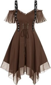 ROSE GAL wrap dress styled for wedding or party