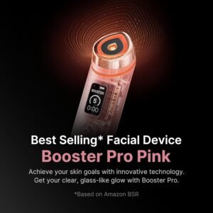 Medicube Age-R Booster Pro Pink beauty massager front view