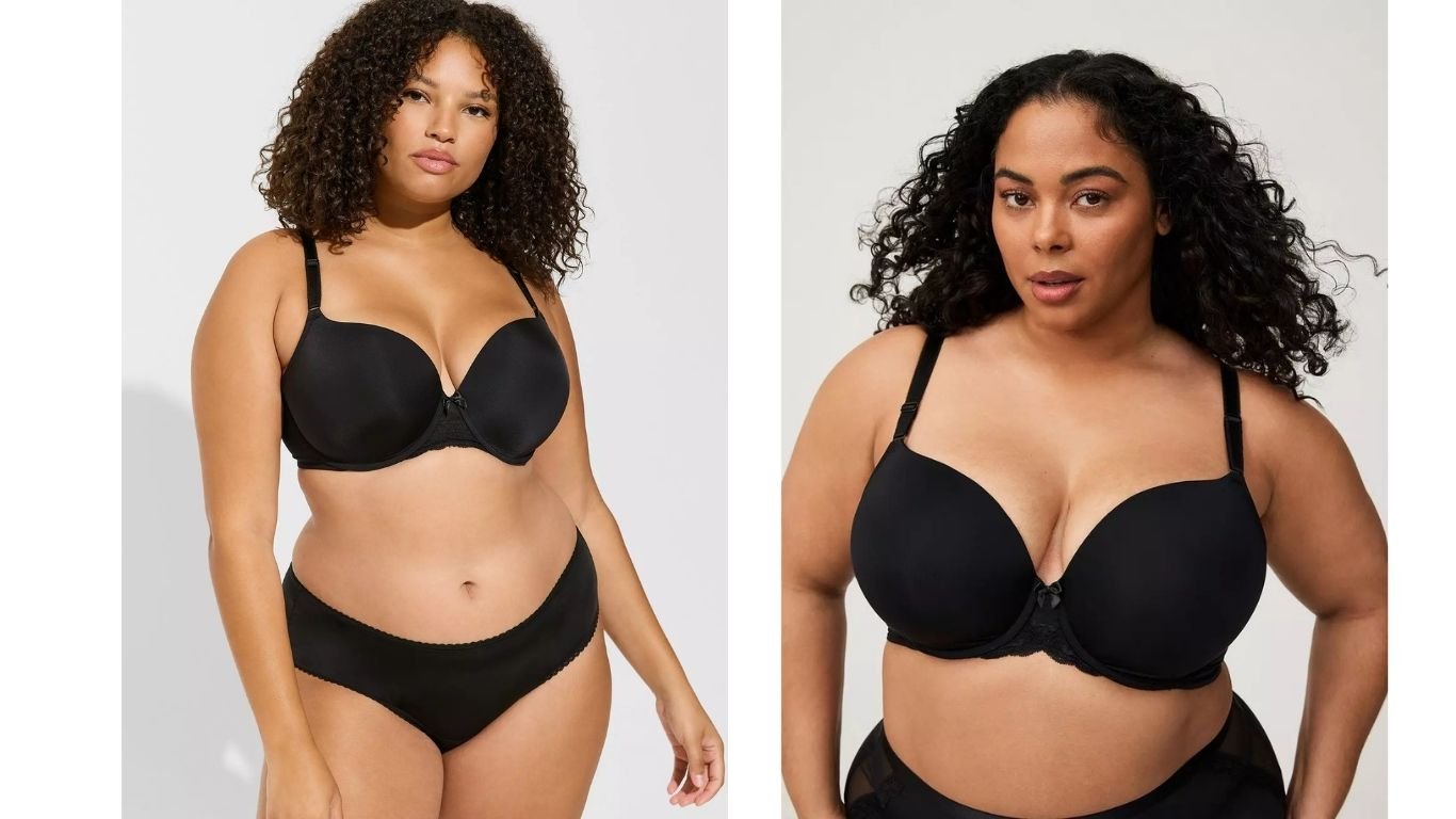 Torrid Women’s Plus Size Perfect T-Shirt Push-Up Bra in nude