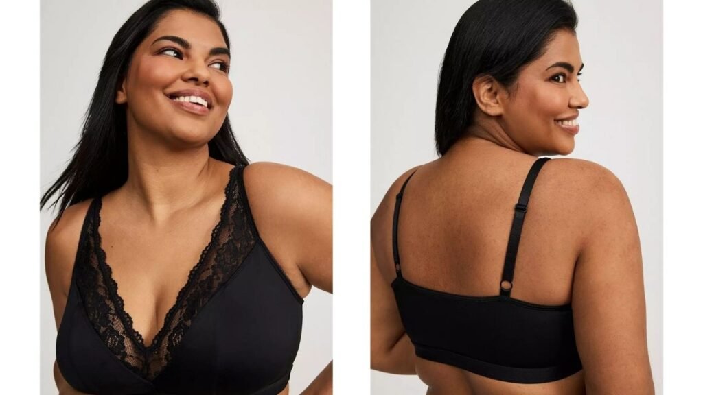 Lightly lined Torrid bralette for women comfort fit