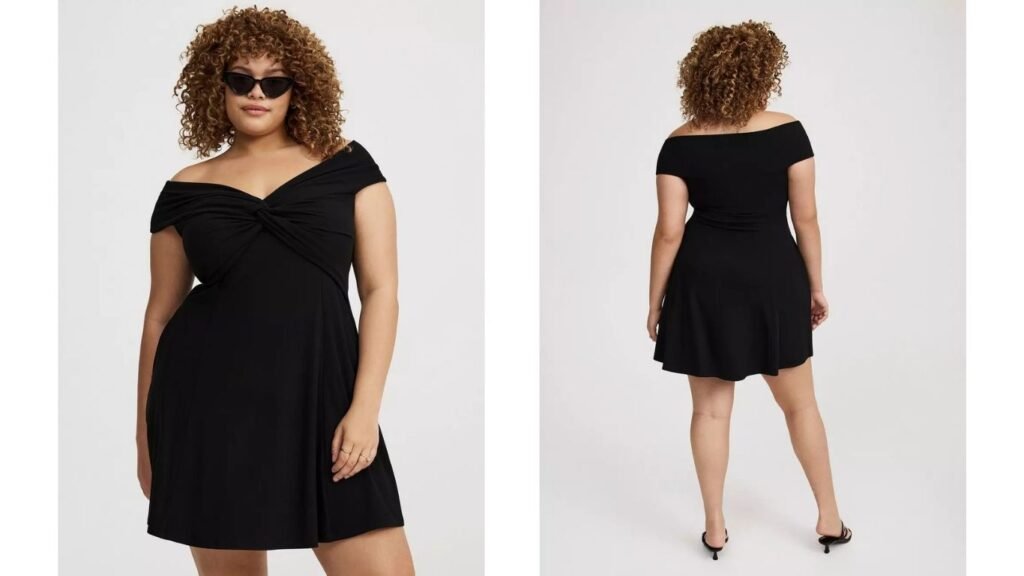 Off-Shoulder Mini Dress