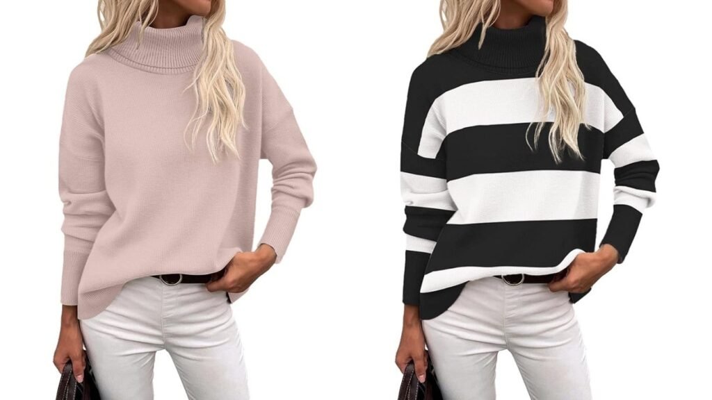 Zeagoo fall winter women’s sweater outfit