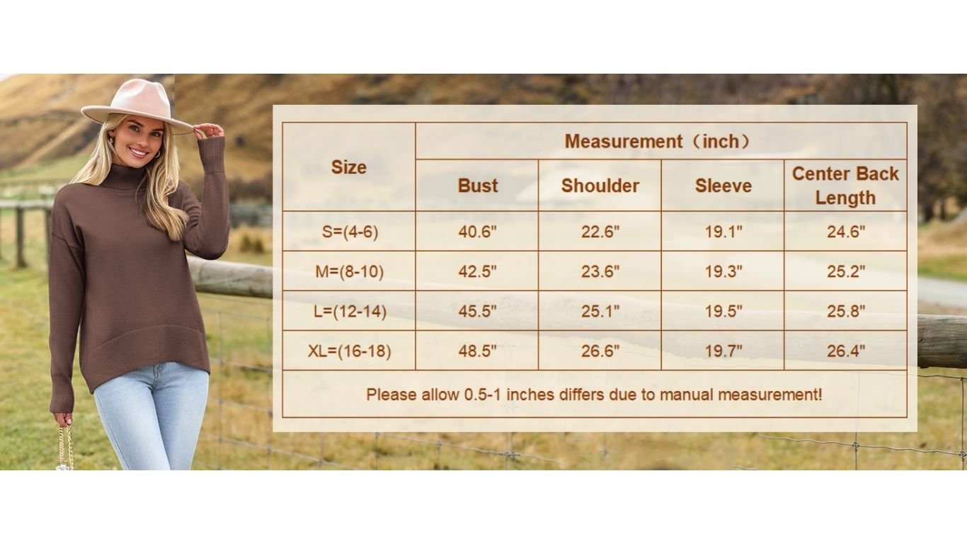 Zeagoo chunky knit pullover side view