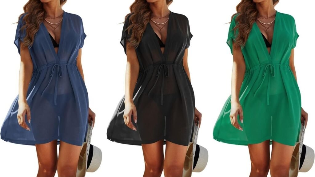 “Lightweight beach cover-up over bikini for women”