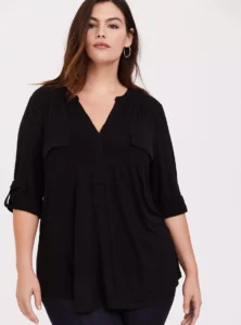 Harper Pullover Blouse by Torrid – Plus Size Fashion Top