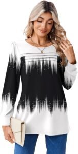 Zeagoo fall fashion top with long sleeves