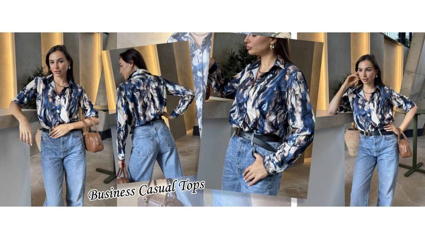 Front view of Zeagoo Women’s Long Sleeve Floral Blouse