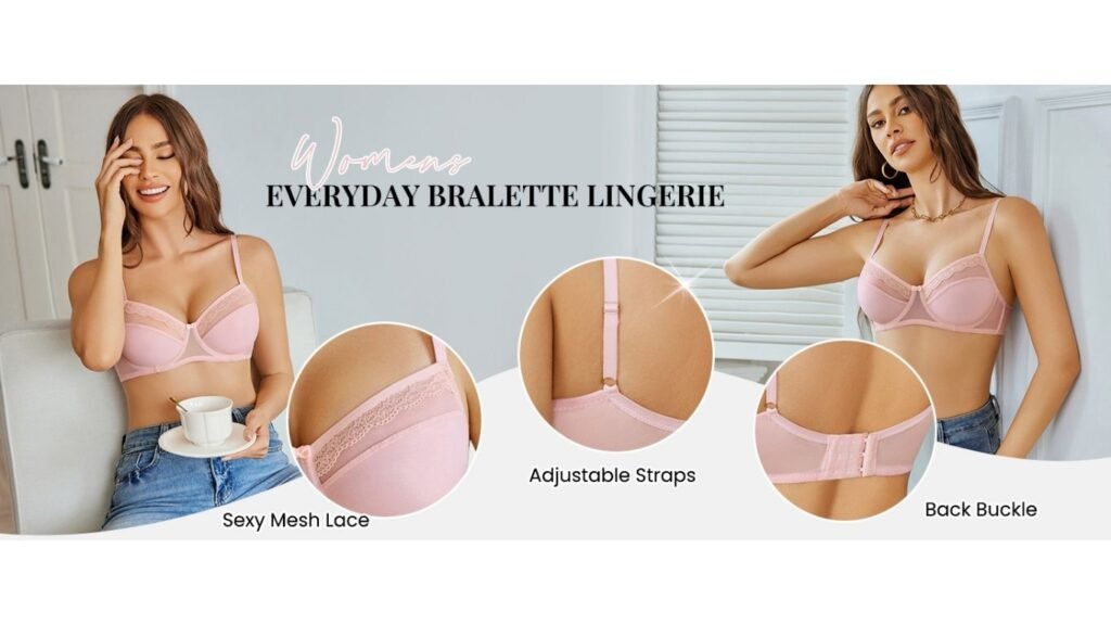 Avidlove ultra-light underwire bralette for women