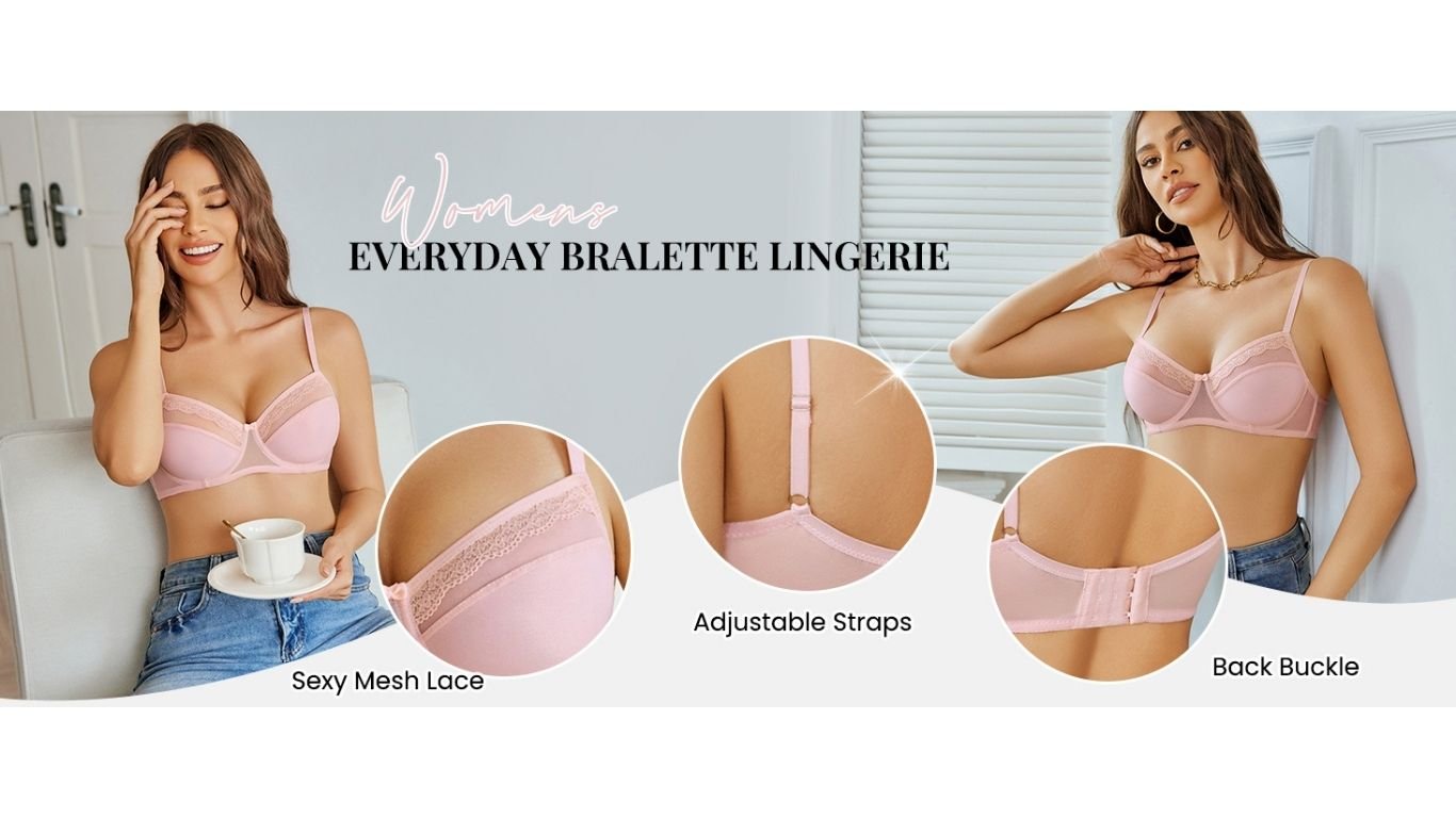 Avidlove ultra-light underwire bralette for women