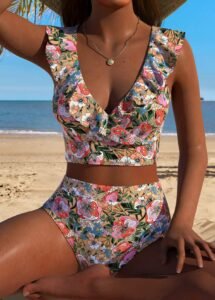 MODLILY pull on bikini set beachwear
